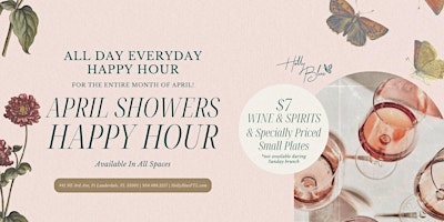 Primaire afbeelding van All Day, Everyday Happy Hour At Holly Blue