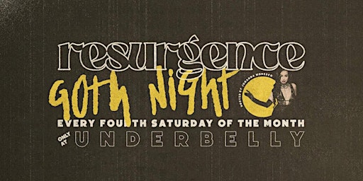 Primaire afbeelding van RESURGENCE GOTH NIGHT