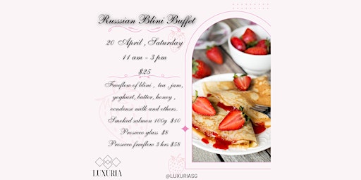 Primaire afbeelding van Russian Blini Buffet - 20 April