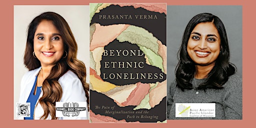 Imagem principal do evento Prasanta Verma, author of BEYOND ETHNIC LONELINESS - a Boswell event