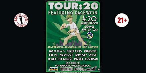 Imagem principal do evento Full Blast Booking Presents - Tour:20 - A Celebration of Cannabis & Hip Hop Culture