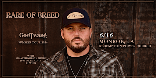 Primaire afbeelding van Rare of Breed LIVE at Redemption Power Church (Monroe, LA)