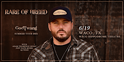 Rare of Breed LIVE at Hippodrome Theatre (Waco, TX) - FREE SHOW! primary image