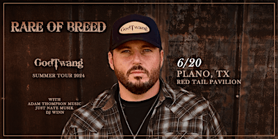 Imagem principal do evento Rare of Breed LIVE at Red Tail Pavilion (Plano, TX) - FREE SHOW