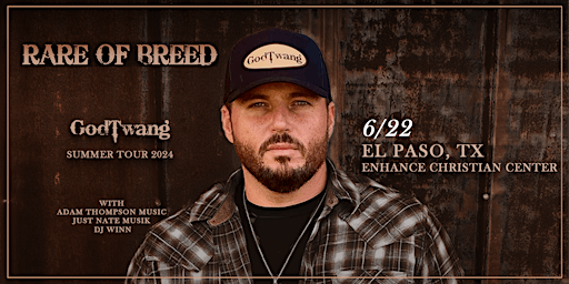 Imagem principal do evento Rare of Breed LIVE at Enhance Christian Center (El Paso, TX) - FREE SHOW!