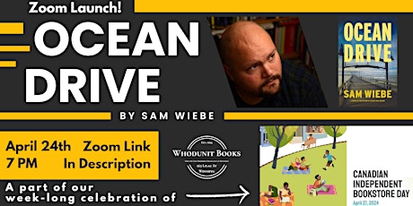 Whodunit? Bookshop Digital Book Launch - "Ocean Drive" by Same Wiebe