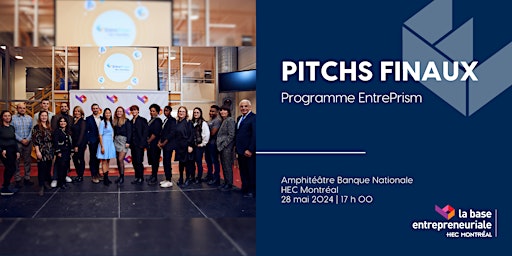Pitchs finaux | Programme EntrePrism primary image