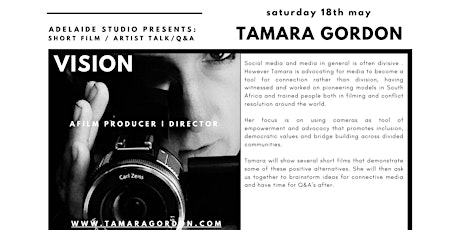 Adelaide Studio presents: Short film/artist talk by Tamara Gordon
