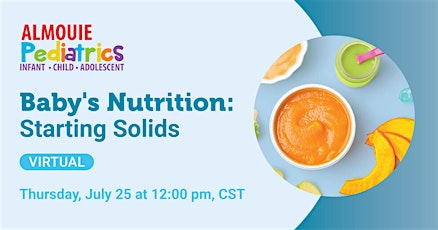 Free Virtual Class - Baby's Nutrition: Starting Solids