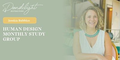Imagem principal de Human Design - Monthly Study Group with Jessica