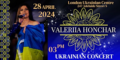 Imagem principal do evento Ukrainian Concert by VALERIIA HONCHAR