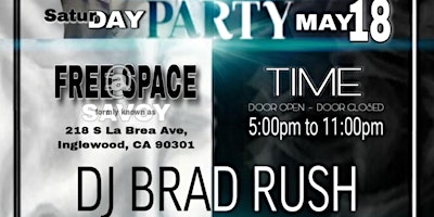 Imagen principal de May 18th Birthday Bash At Free Space