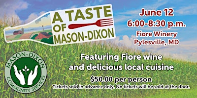 Imagem principal do evento A Taste of Mason-Dixon