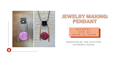 Primaire afbeelding van Jewelry Making: Copper Pendant - IN-PERSON CLASS