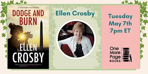 Celebrate DODGE AND BURN by Ellen Crosby! primary image