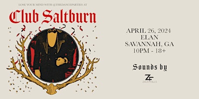 Club Saltburn at Elan Savannah (Fri, Apr. 26th) primary image