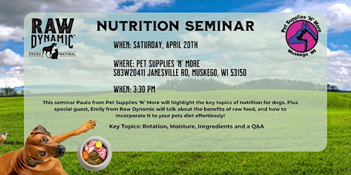 Primaire afbeelding van Nutrition Seminar