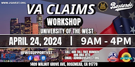 VA Claims Workshop : University of the West