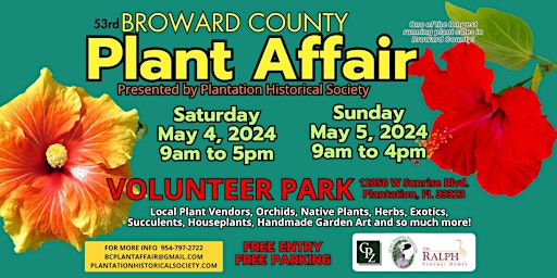 Imagem principal do evento Broward County Plant Affair