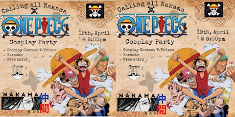 one piece cosplay party