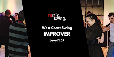 Imagem principal do evento Improver (Level 1.5+) West Coast Swing dance classes