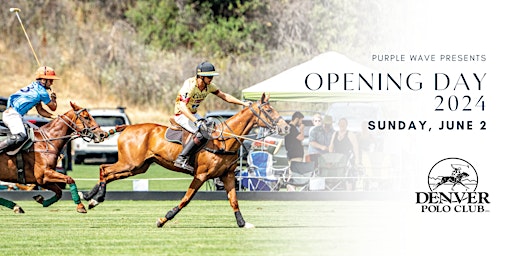 Primaire afbeelding van Denver Polo Club Sunday Funday: Opening Day - June 2, 2024