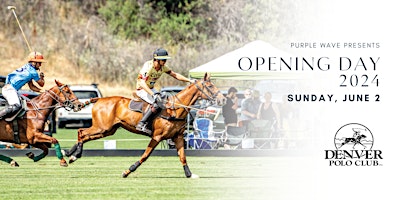 Denver Polo Club Sunday Funday: Opening Day - June 2, 2024 primary image