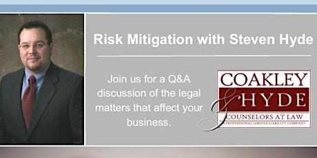 Risk Mitigation with Steven Hyde - October  primary image