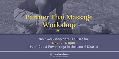 Immagine principale di Partner Thai Massage Workshop 