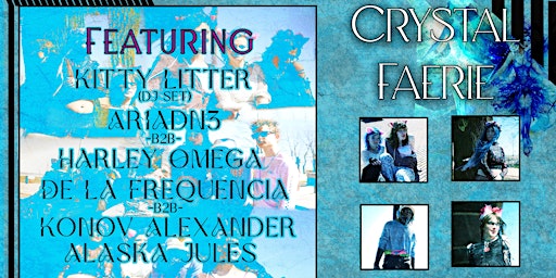 Primaire afbeelding van Crystal Faerie - A Faerie Themed Rave (6pm - 1:30am)