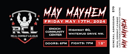 Real Combat League - May Mayhem primary image