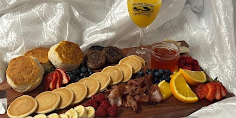 Brunch Board with Wine Mimosa