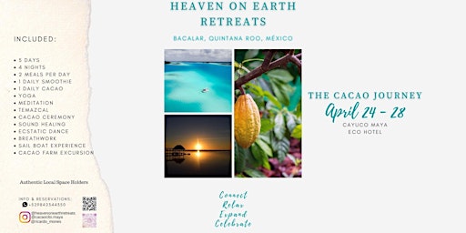 The Cacao Journey Bacalar - By Heaven On Earth Retreats primary image