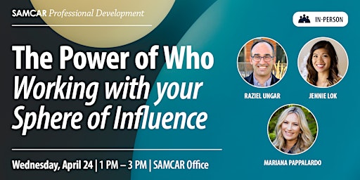 Hauptbild für The Power of Who: Working with your Sphere of Influence