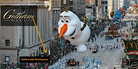 NYC Thanksgiving Day Parade Viewing Brunch 2024 at Gotham Hall