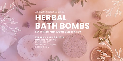 DIY  Bath Bombs: Pink Moon Celebration primary image