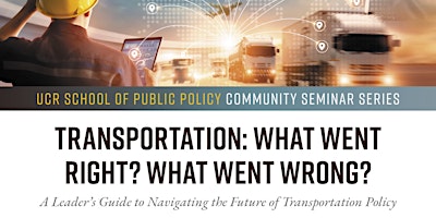 Imagem principal do evento A Leader's Guide to Navigating the Future of Transportation Policy