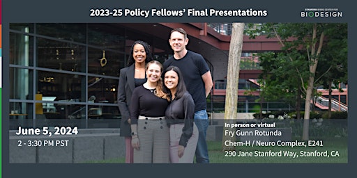 2023-25 Policy Fellows' Final Presentations primary image