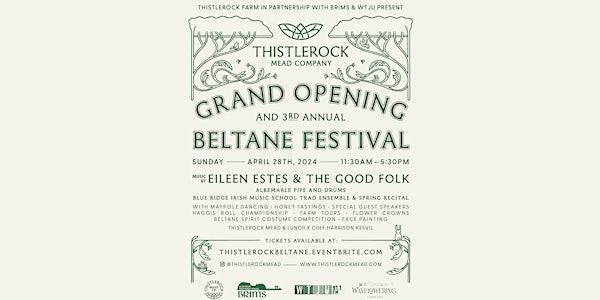 Thistlerock Grand Opening & 3rd Annual Beltane Festival