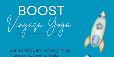Imagem principal do evento BOOST Vinyasa Yoga