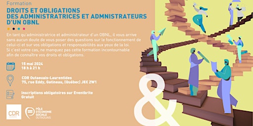 Primaire afbeelding van Droits et obligations des administratrices et administrateurs d'un OBNL