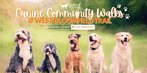 Image principale de Canine Community Walks with Canine To Five
