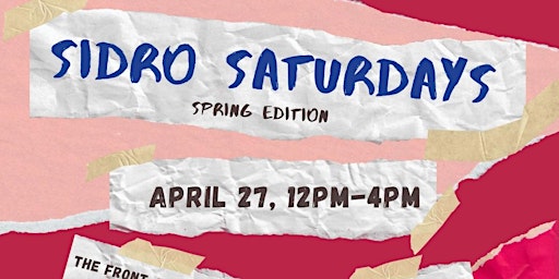 Primaire afbeelding van SIDRO SATURDAYS 2024 Spring Edition