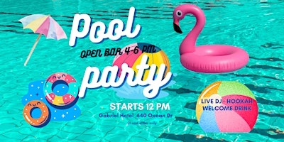 Pool Party at Gabriel Hotel on Ocean Drive primary image
