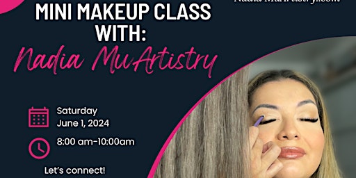 Imagem principal do evento Mini Makeup Class with Nadia MuArtistry