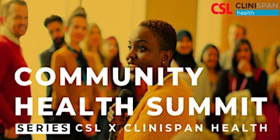 Primaire afbeelding van Community Health Summit Event Series