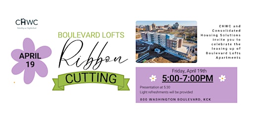 Boulevard Lofts Ribbon Cutting primary image