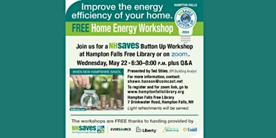 Imagem principal do evento Free Home Energy Workshop