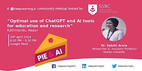 Imagen principal de Pie & AI: Kathmandu - ChatGPT & AI tools for education & Research