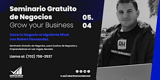 Hauptbild für SEMINARIO GRATUITO DE NEGOCIOS